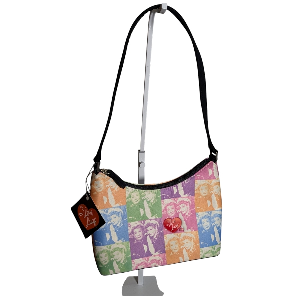 Lucy’s Handbag Collection Small Canvas Handbag Lucy & Ethel Print New with Tag‎
